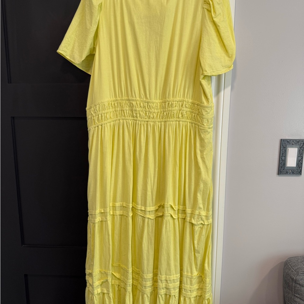 Anthropologie Somerset Linen Maxi Dress XL - Picture 2 of 3
